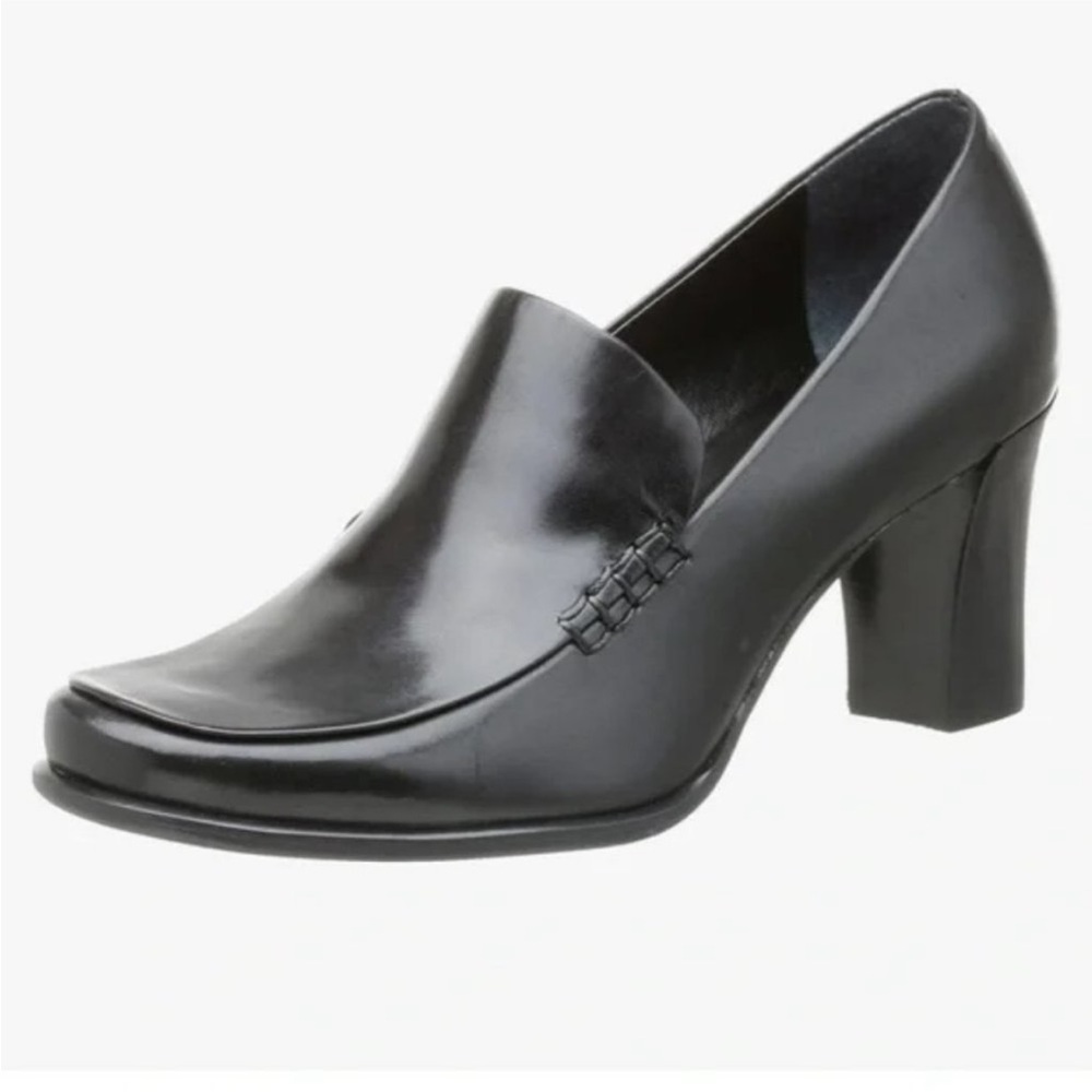 Franco Sarto Glossy Black Heels
